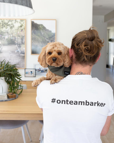Team Barker T-Shirt | Molly Barker Australia | Designer Dog Accessories 